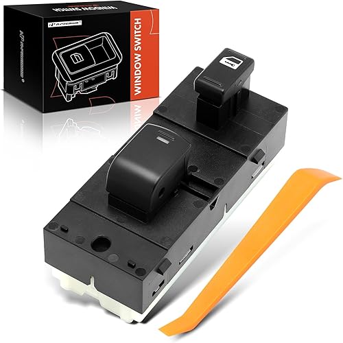 A-Premium Interruptor de elevalunas eléctrico compatible con Nissan Frontier 2005-2006, Pathfinder 2005-2007, Xterra 2005-2006, lado del pasajero