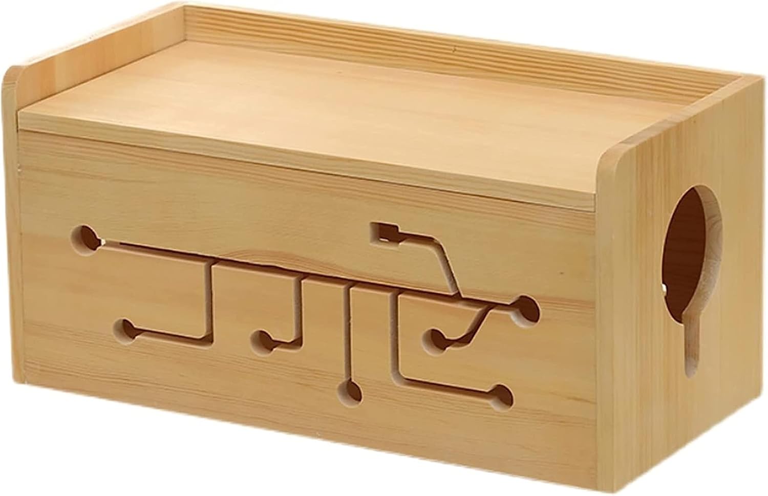 Multi-Functional Desktop Storage Box,TV Component Cable Box,WiFi Router Storage Rack,Hidden Line Management Container,Creative Decoration Storage Box Storage Box