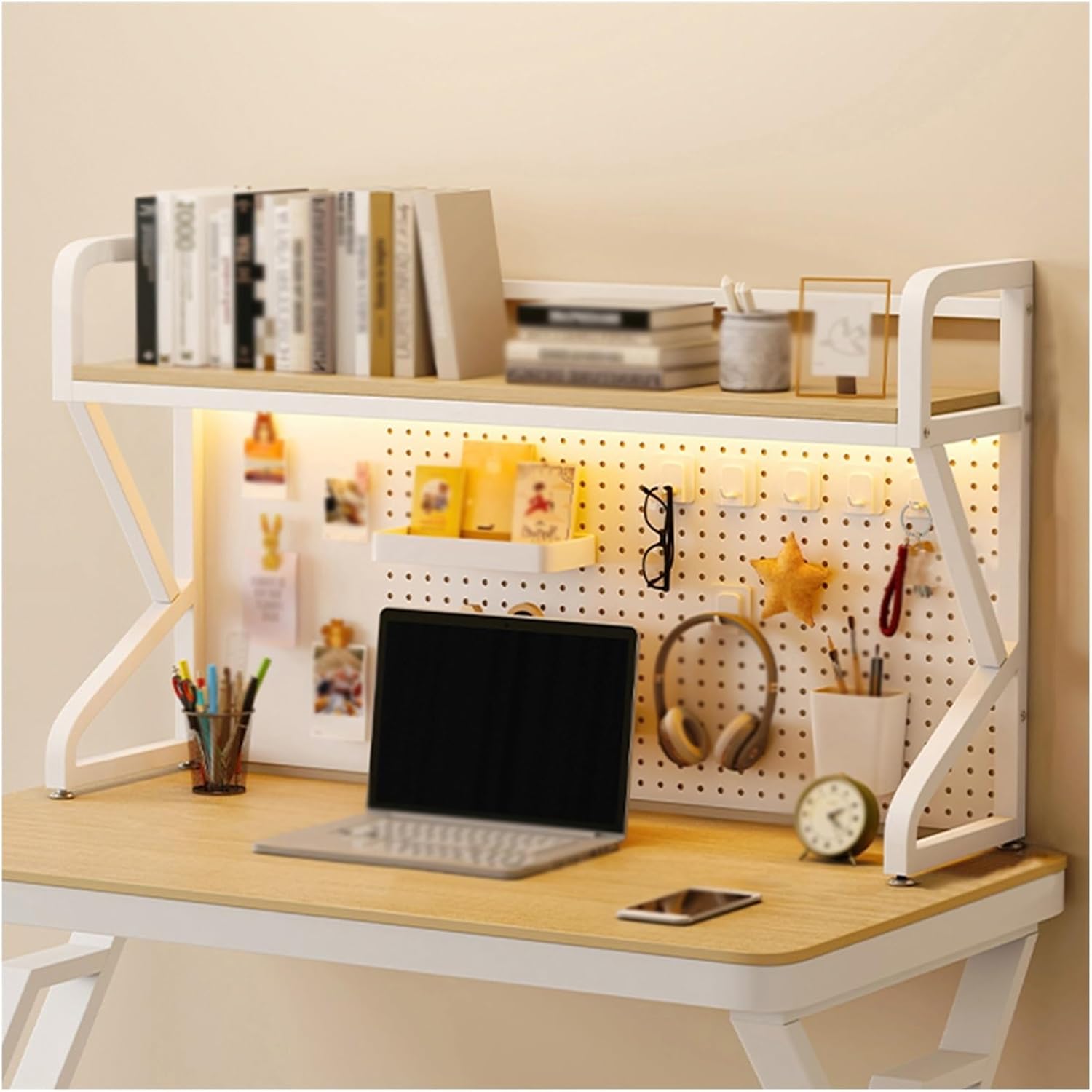 木彫りの机 収納