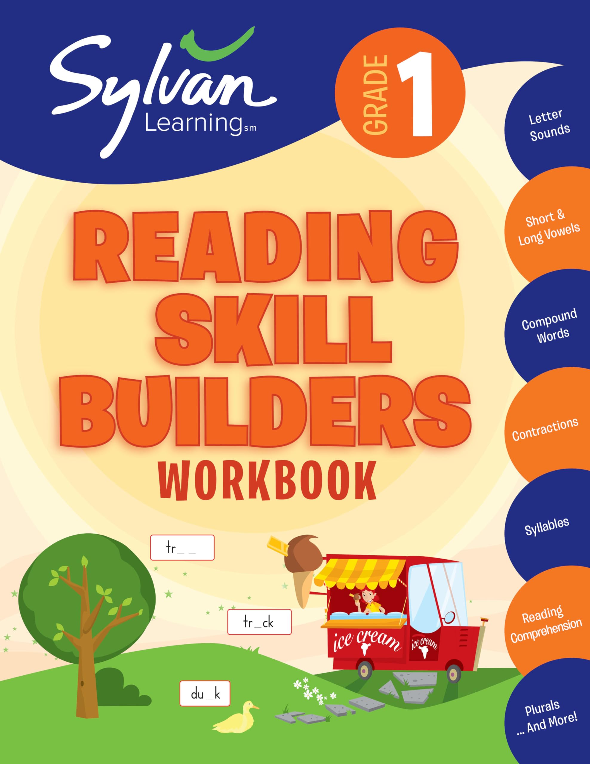 1st Grade Reading Skill Builders Workbook: Letters and Sounds, Short and Long Vowels, Compoun