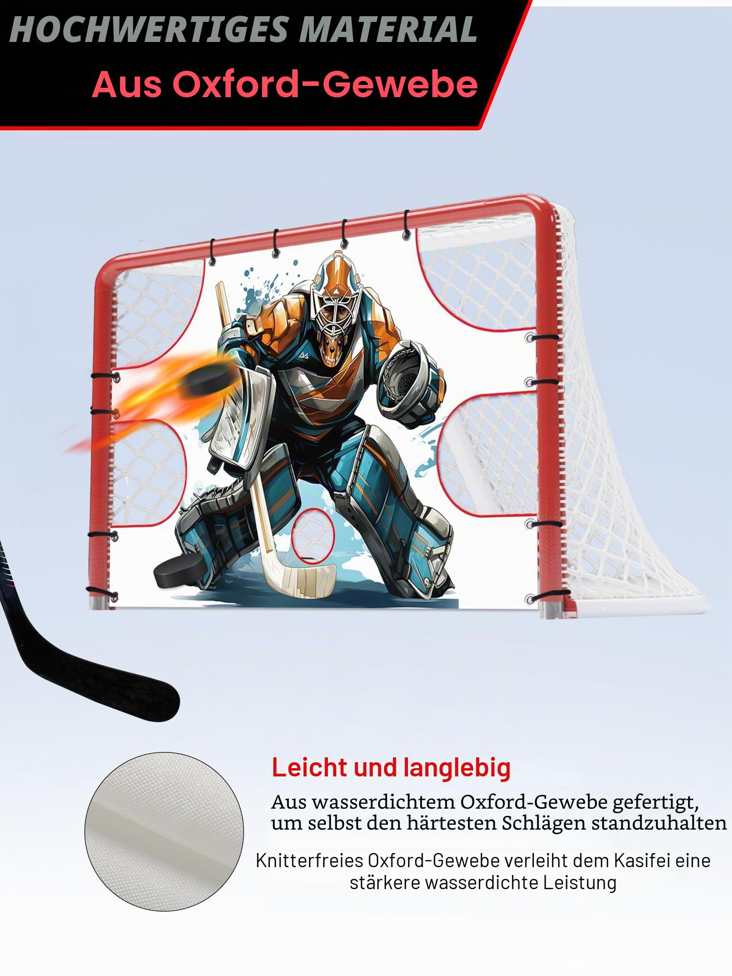 Kasifei 1,8 m x 1,2 m Hockeynetz Torwart Zielscheibe