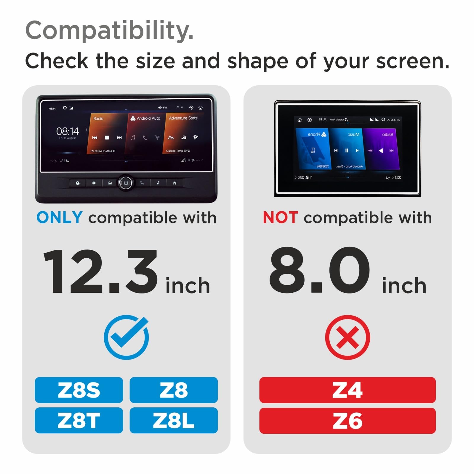 Spartan Shield [2 PACK] Screen Guard for MAHINDRA SCORPIO N 2026 FACELIFT || 12.3 Inch Infotianment Touchscreen + Instrument Cluster Protector || Z8S, Z8, Z8T & Z8L Models || Car Display Accessories [Not Tempered Glass] (Scoprio N [12" Info+Speedo] 2026) — Amazon image 2