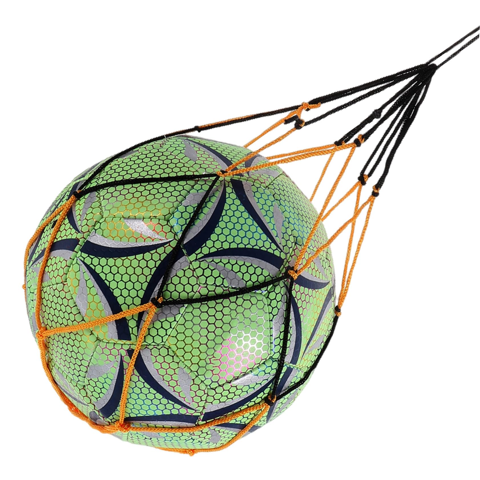 1pezzi Pallone da Calcio Luminoso e Fluorescente per Allenamenti Sportivi Notturni e Partite Indoor Realizzato in Pu Resistente Offre Performance Durature e visibilità Notturna