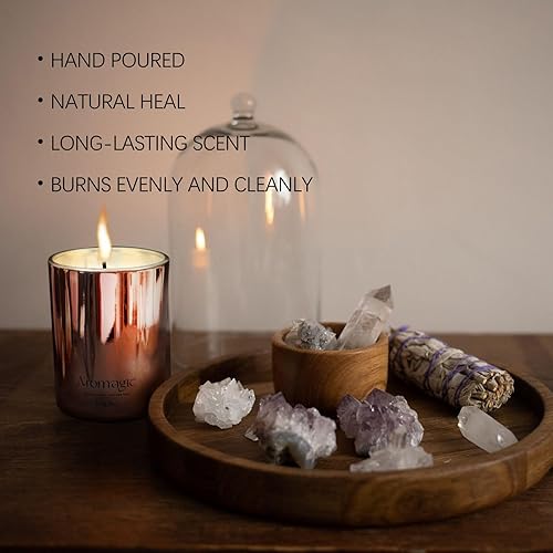 Miniatura 5 de Velas aromáticas de higo, velas doradas en tarro para el hogar, velas de aromaterapia de soja natural para decoración del hogar, día del padre,