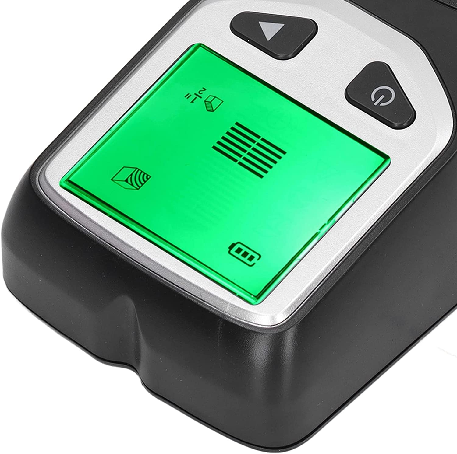 Escáner de pared: detector de madera eléctrico 5 en 1, escáner de pared con sensor con pantalla LCD, búsqueda central y advertencia de sonido para la detección de postes metálicos de alambre de CA d