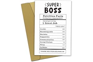 Bosses Day Cards: Humorous Boss Gifts for Men and Women