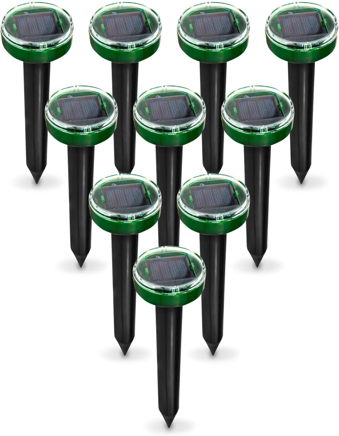 SilvaTronic Maulwurf Vertreiber Und Wühlmausschreck 2er Set - Effektive Maulwurfabwehr