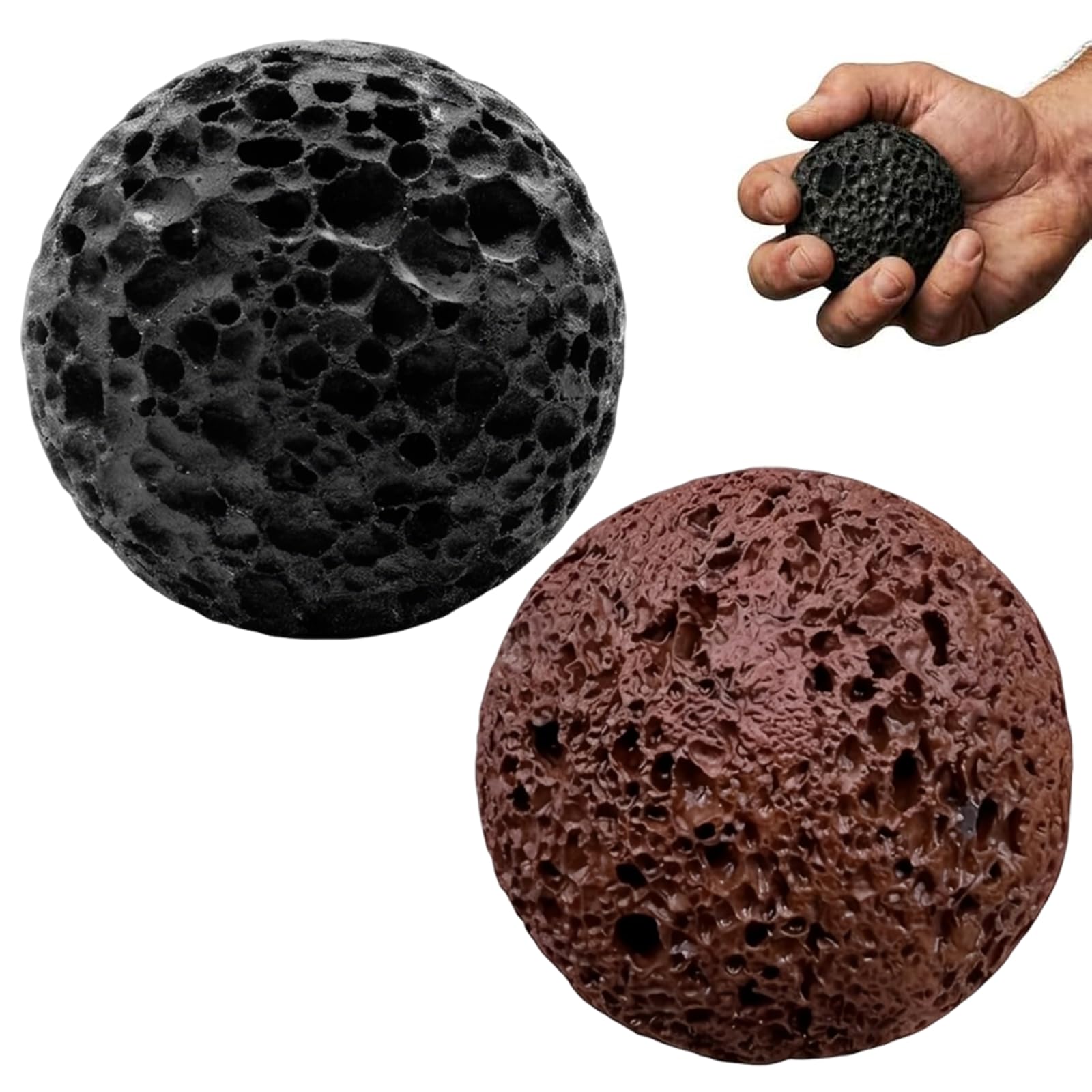 Callus Ball, Moon Ball Grip Trainer, Skin Conditioning Grip Trainer for Climbing Gym Grip Strengthener Anti-Sweat Textured Hand Trainer