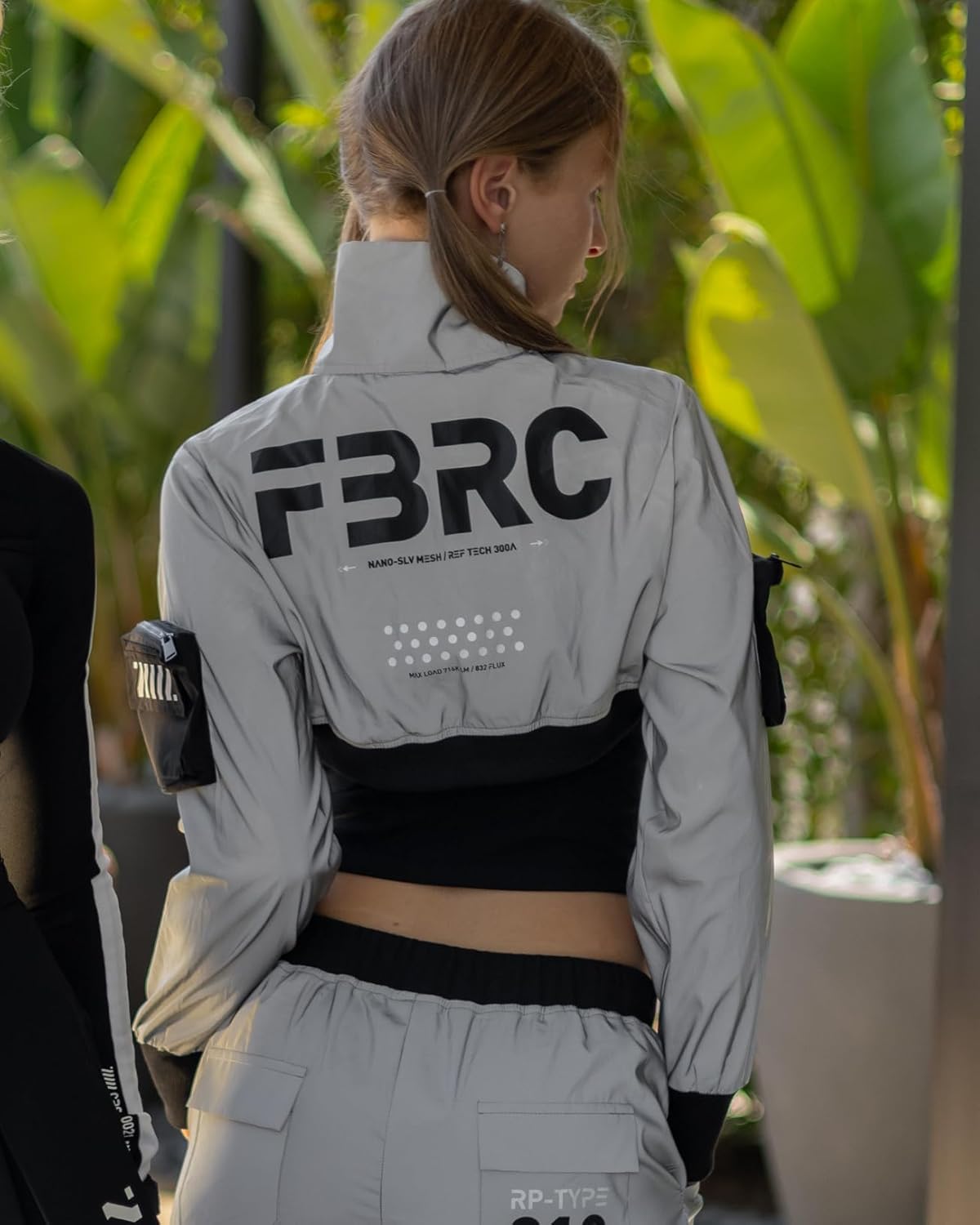 Fabric of the Universe Techwear Fashion Women's Reflective Shrug Jacket