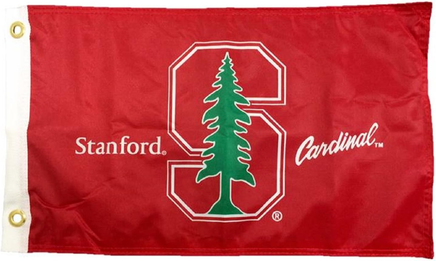 JTD Enterprises NCAA Stanford Cardinal Golf Cart Flag, 14 x