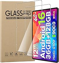 MEMELOKA Schutzfolie für DOOGEE Tab G6 Pro 12 Zoll, 2 Stück [Hohe Empfindlichkeit][Anti-Bläschen][Anti-Fingerabdruck] 9H Härte Anti-Kratzen Gehärtetes Glas Displayschutz