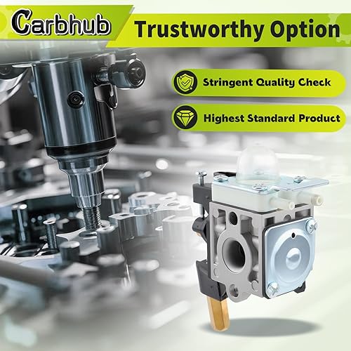 Miniatura 3 de Carbhub Carburador con bobina de encendido para Echo SRM 210 SRM-230 SRM211 GT200 HC150 HC151 PE200 PE201 PPF210 PPF211 Número de repuesto ZAMA