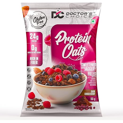 DC DOCTORS CHOICE Oats High Protein Oats Flake 24g Pure Prot