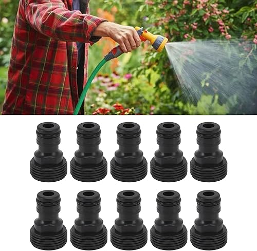 Miniatura 8 de Manguera de jardín de conexión rápida, conectores de manguera de agua, conexión rápida, 10 unidades, conector de grifo, manguera de jardín de