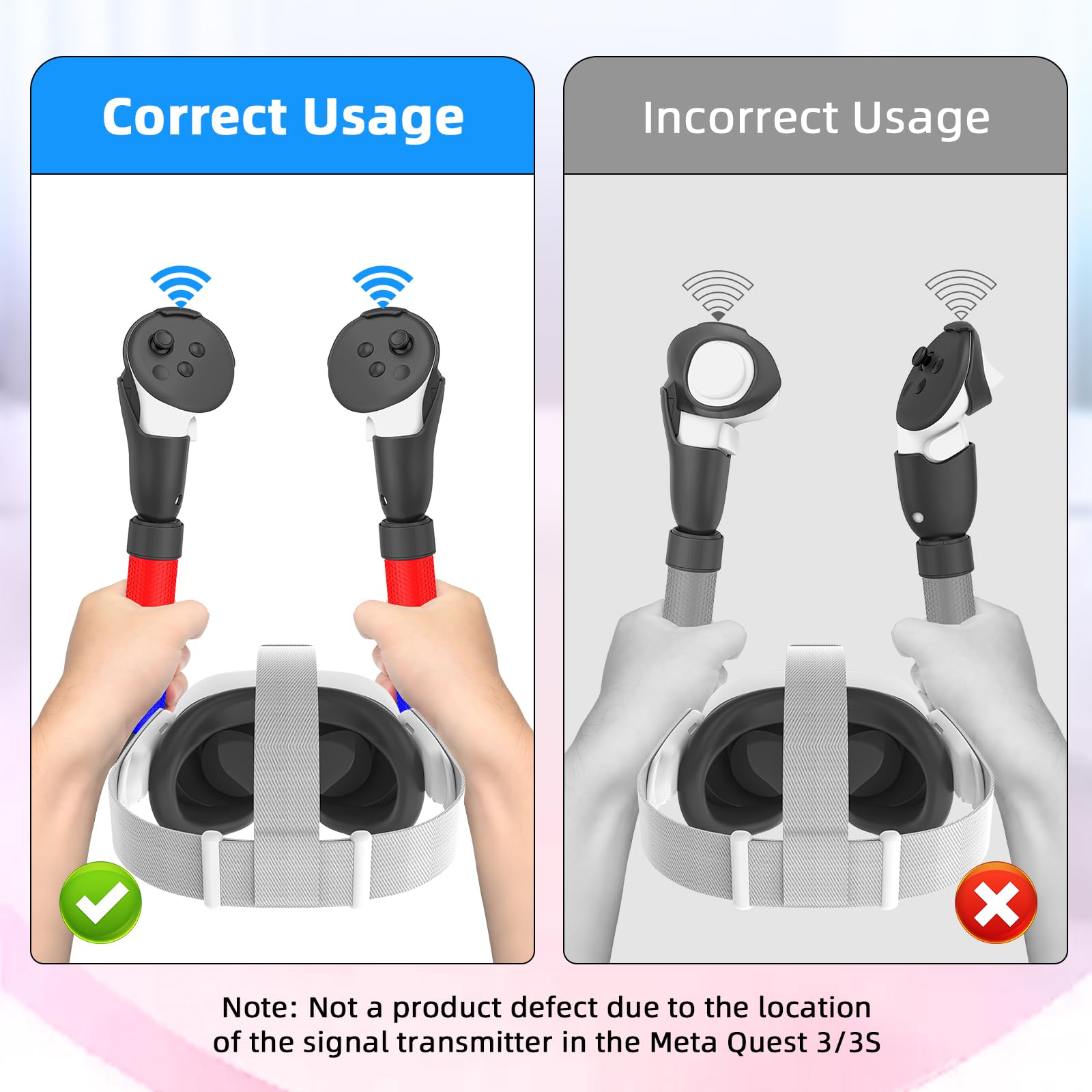 Amazon.co.jp: Meta Quest 3S/ Quest 3 ブルーとレッドに対応する