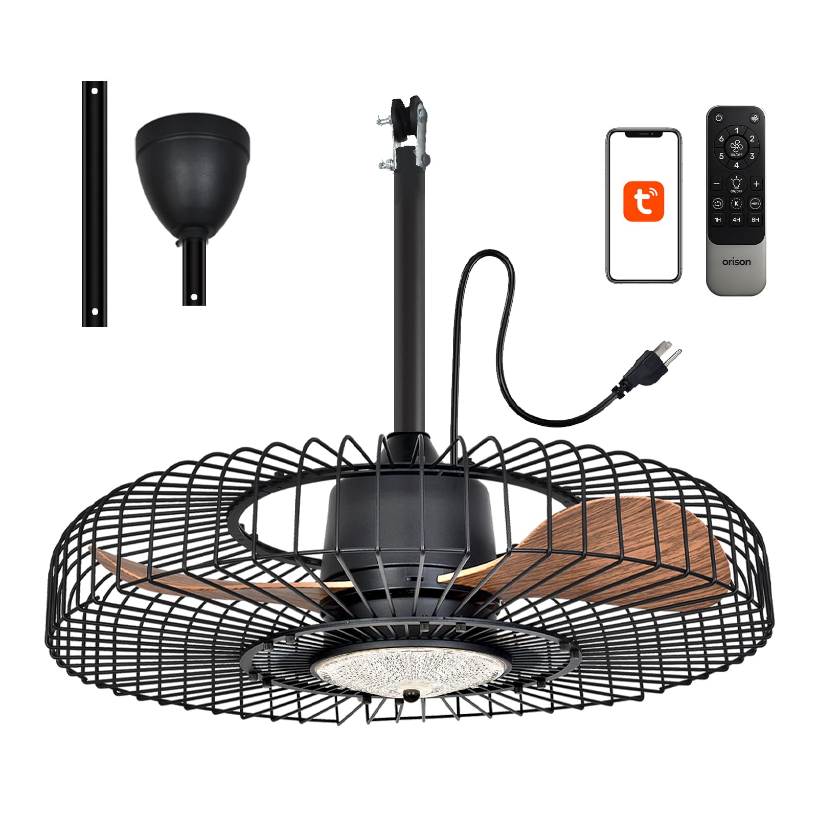 Orison 24 Outdoor Ceiling Fan with Lights