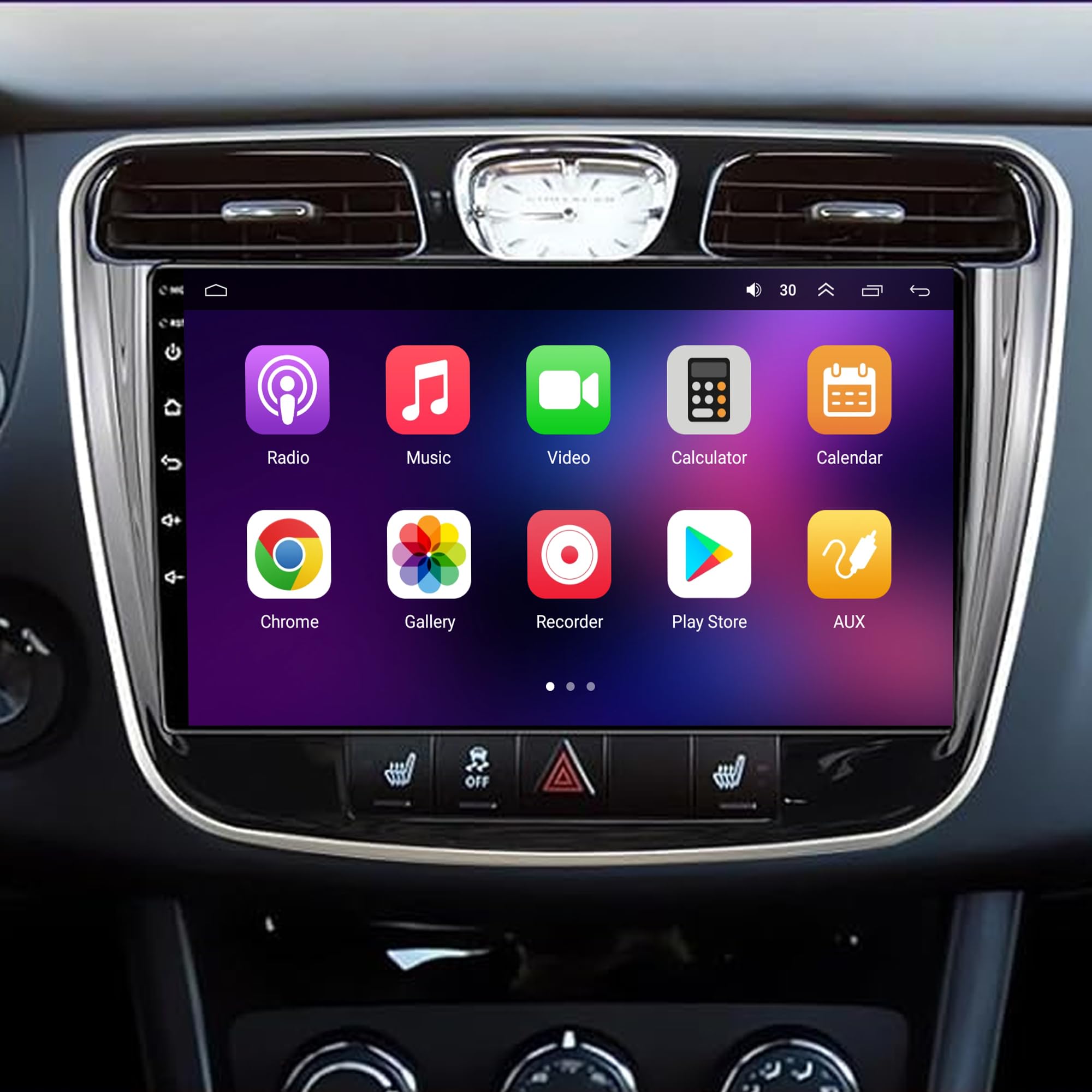 Photo 1 of [4+64G] Android 13 Car Stereo with Wireless Apple Carplay & Android Auto for Chrysler 200 200C 2011-2014 9" Touchscreen Radio Upgrade with AHD Camera,GPS Navigation,SWC,WiFi,FM,Bluetooth