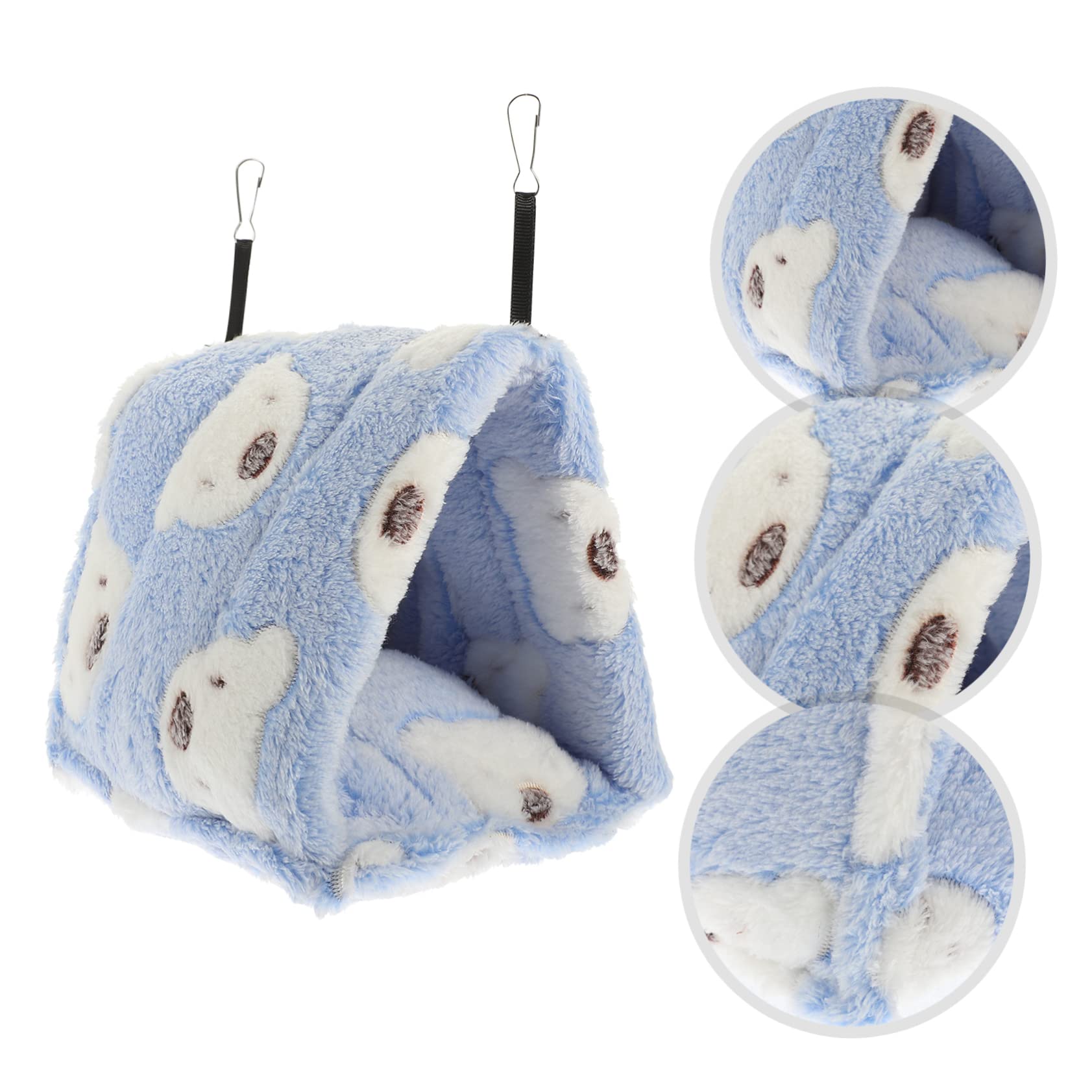 2 Stück Schlafsack, Baumwollnest, Haustier Hamsterbett, Hamsternest, Betthaus, Kleintiernest, Ruheplatz Zum Schlafen, Hamsterversteck, Warmes Hamsterbett, Bequemer Ruheplatz