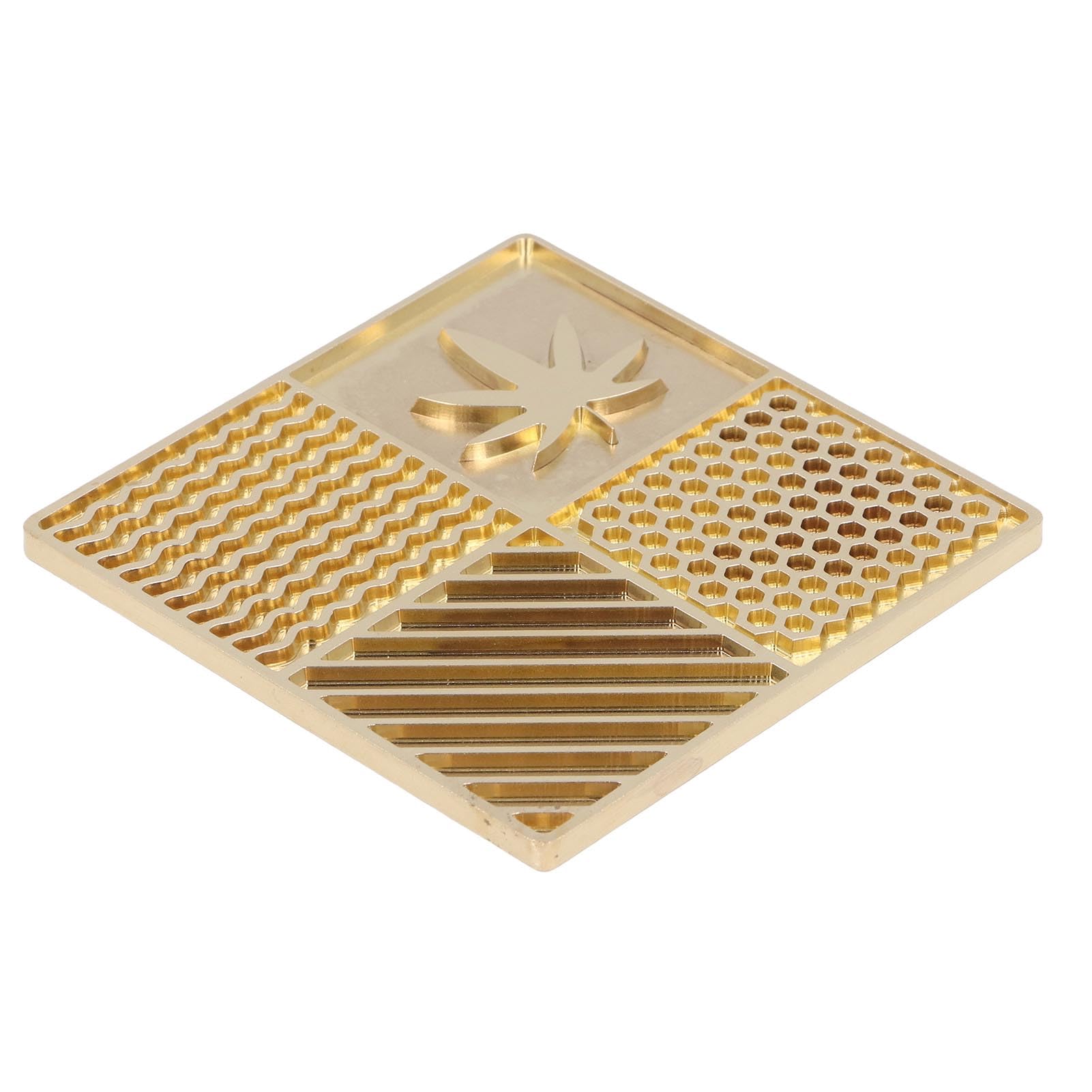 Bandeja de Diseño para Hacer Cubitos de Hielo de Cobre para Impresiones Personalizadas, Accesorio Portátil para Camarero, Ocasiones Elegantes, 10x10cm (B04)