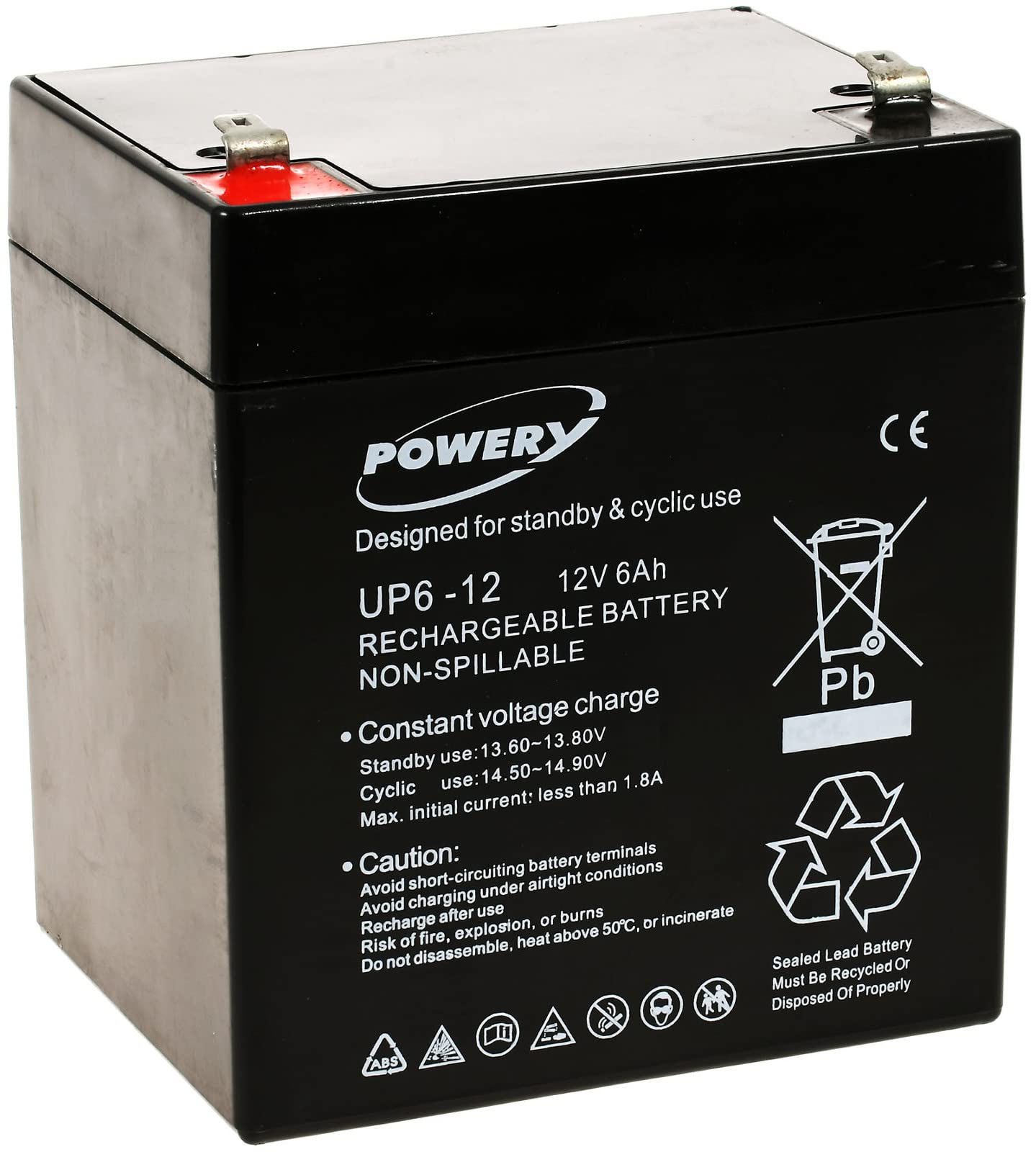 Batteria al Gel di piombo akku-net per:UPS APC Smart-UPS SC420 9Ah 12V, 12V, Lead-Acid