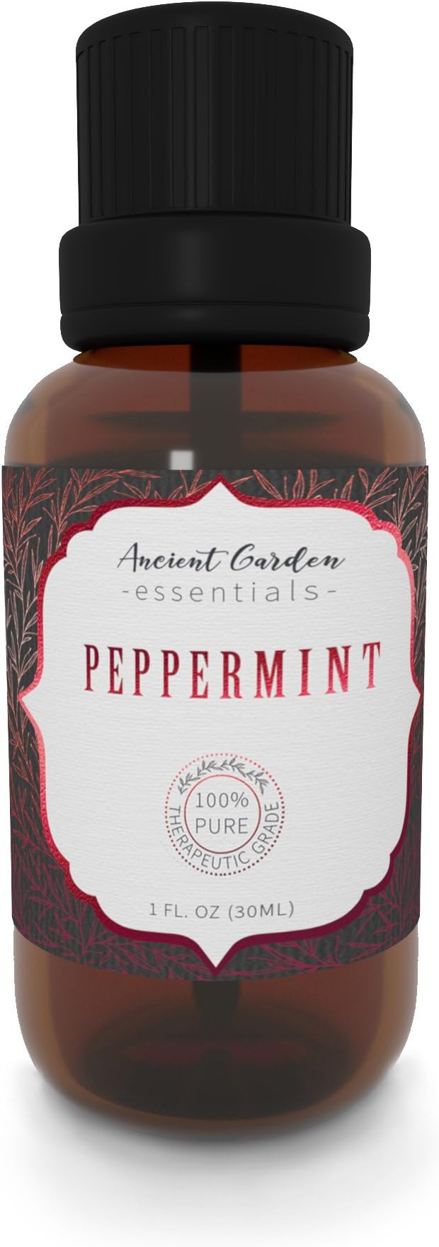 Peppermint Essential Oil- Natural Pain Relief and Muscle Relaxer Peppermint Oil by Ancient Garden Essentials- Relieve Muscle Soreness, Headache Relief, Reduce Nausea and Soothe Digestive Issues