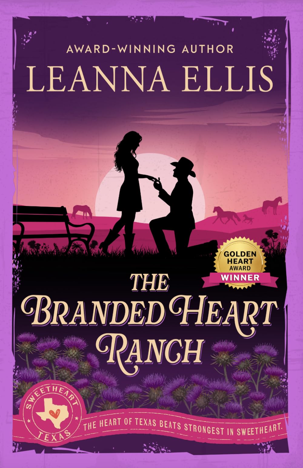 The Branded Heart Ranch: A Sweet Cowboy Romance of a Wounded Bull Rider and Redemption (Sweetheart, Texas Series)