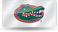 Vista 180 de Rico Industries Placa de matrícula de metal con incrustaciones láser de Florida Gators de la NCAA