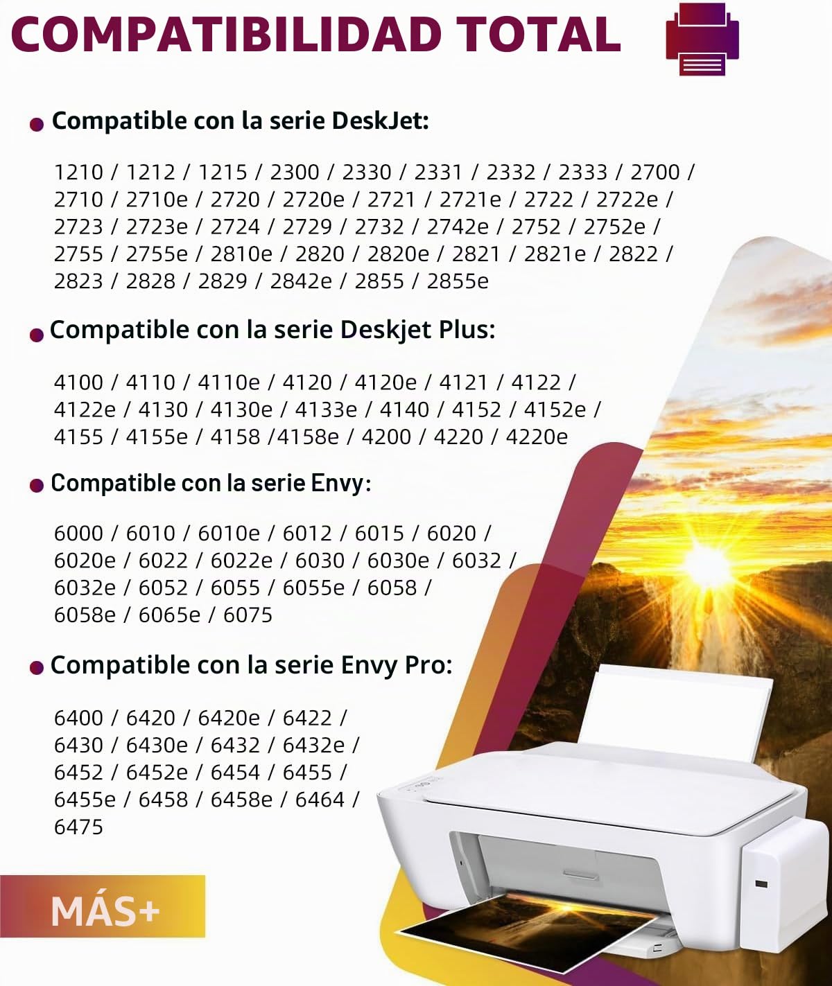Sunnieink Tinta 305, Cartuchos 305 Reemplazo para Tinta Impresora HP 305 XL Negro y Color Pack, Cartucho Tinta 305 Compatible con HP DeskJet 2700 2720 2710 2300 Plus 4120 Envy 6000 6032 6020 Pro 6400