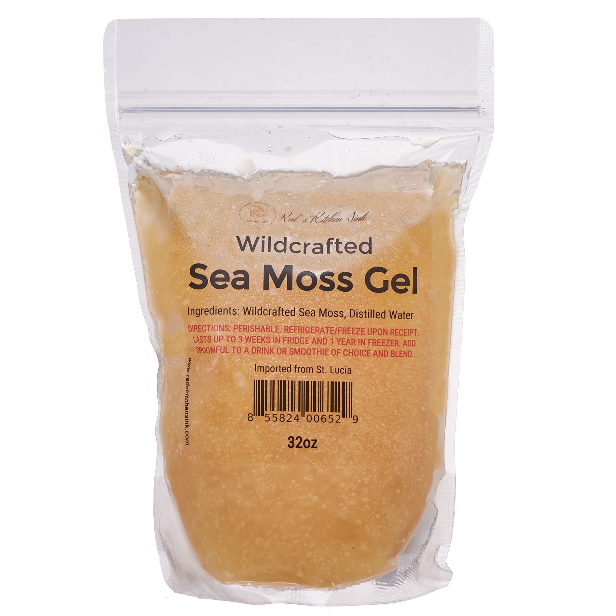 Buy Sea Moss/Irish Moss Gel 100 Natural, Wildcrafted, Sea Vegetable