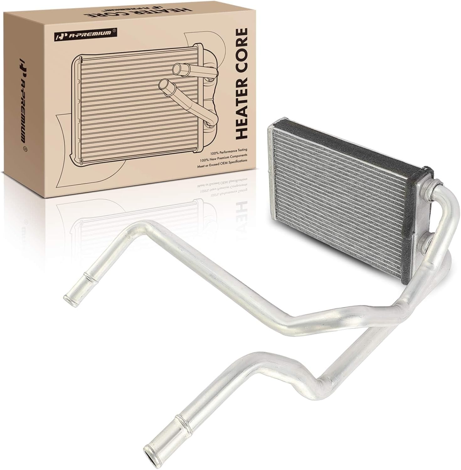 A-Premium HVAC Heater Core Compatible with Infiniti G25 2011-2012, G35 2007-2008, QX50 2014-2017, Q60 2014-2015, G37 2008-2013, QX70 2014-2017, FX35, FX37, FX50, Q40, EX35, EX37 & Nissan GT-R