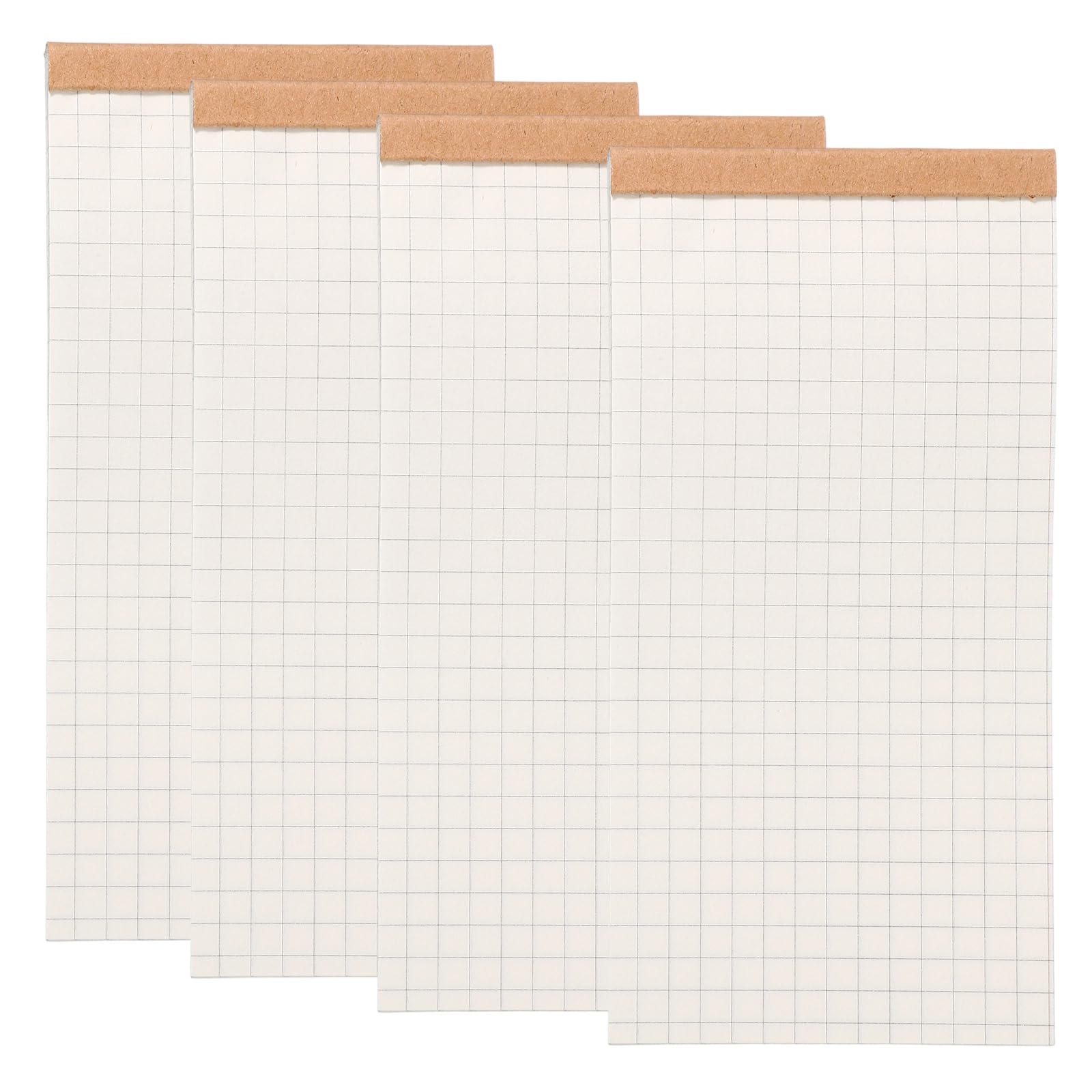 PATIKIL Portable Field Notes, 4 Pcs Small Notepads 50 Sheets Pocket Notebooks Memo Books to Do List Organizer Planner Daily for Work Office Journey, Grid