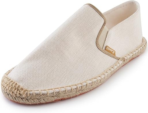 Mens Classic Comfort Covered Striped Espadrilles