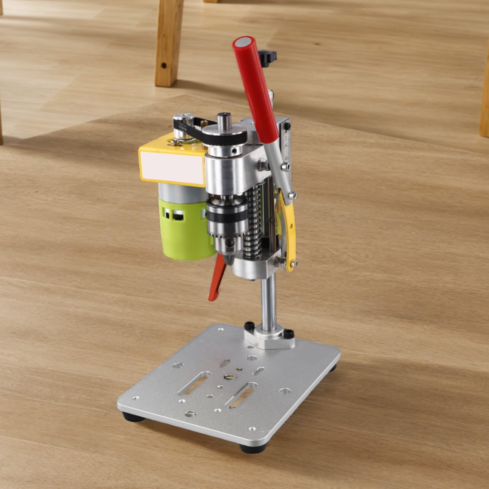 Taladro de mesa para mini con motor 795 DC 7000 rpm, taladro de precisión portátil con mandril B10 0,8 – 6 mm, fresadora CNC, base para madera, metal, bricolaje
