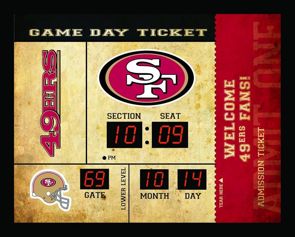 Amazoncom Team Sports America San Francisco 49ers Bluetooth Scoreboard Wall Clock Sports Outdoors Amazoncom Team Sports America San Francisco 49ers Bluetooth Scoreboard Wall Clock Sports Outdoors