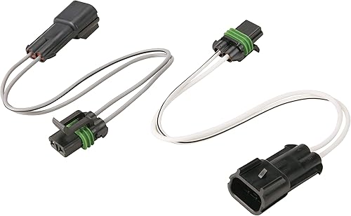 Miniatura 2 de Scosche WPAH110B Arnés de cables de desconexión rápida resistente a la intemperie de 10 pulgadas para conectar un amplificador de 2 canales a