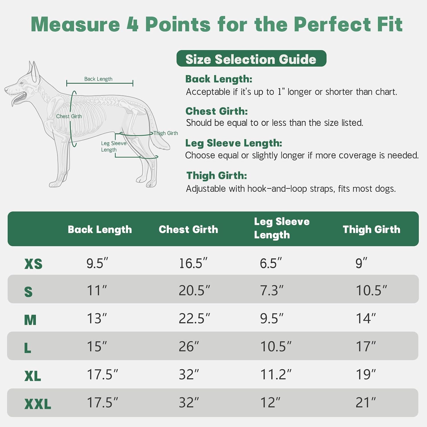 Dog Recovery Sleeve Back Leg– Breathable Dog Rear Leg Sleeve for ACL/TPLO Wound Recovery, Adjustable Dogs Pants with Reflective Edge Suitable for Male and Female Pets– Cone Alternative,XXL