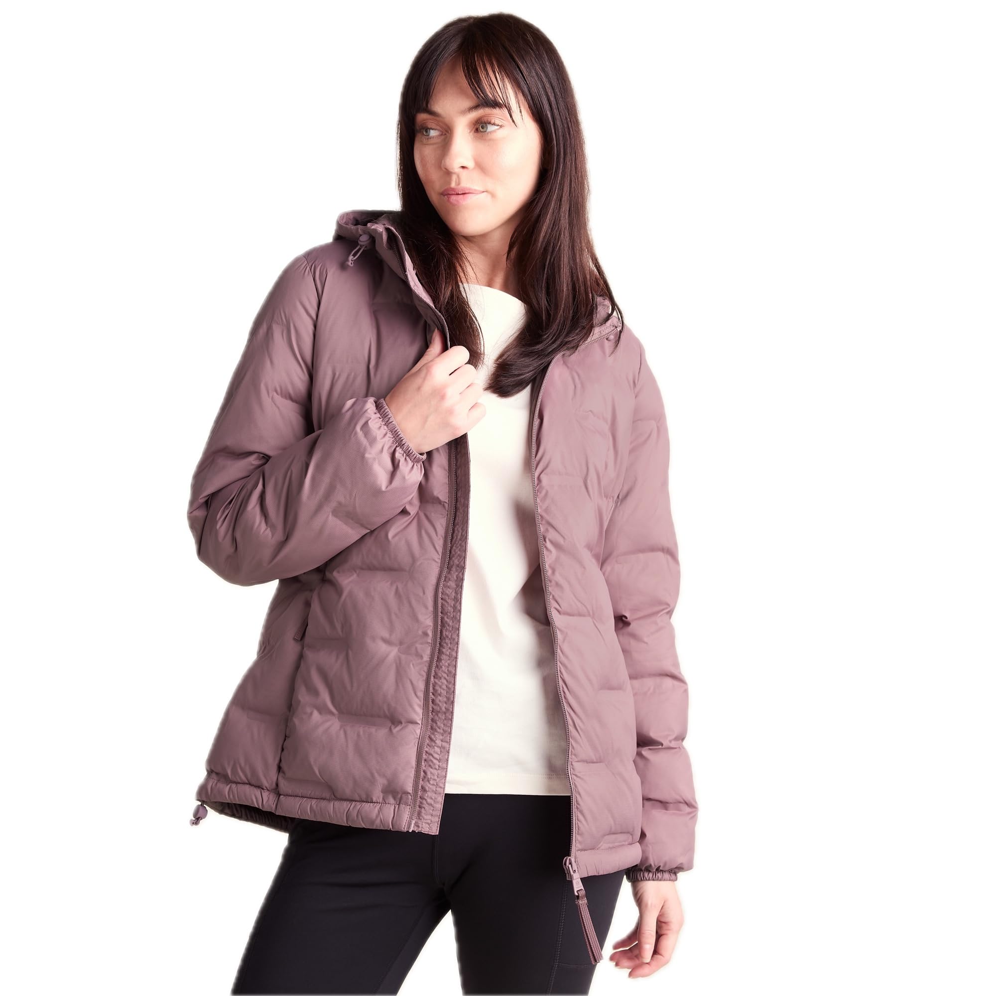 Tog24 Women's Mauve 'Palmer' Shower Resistant Insulated Jacket In | : Size 18