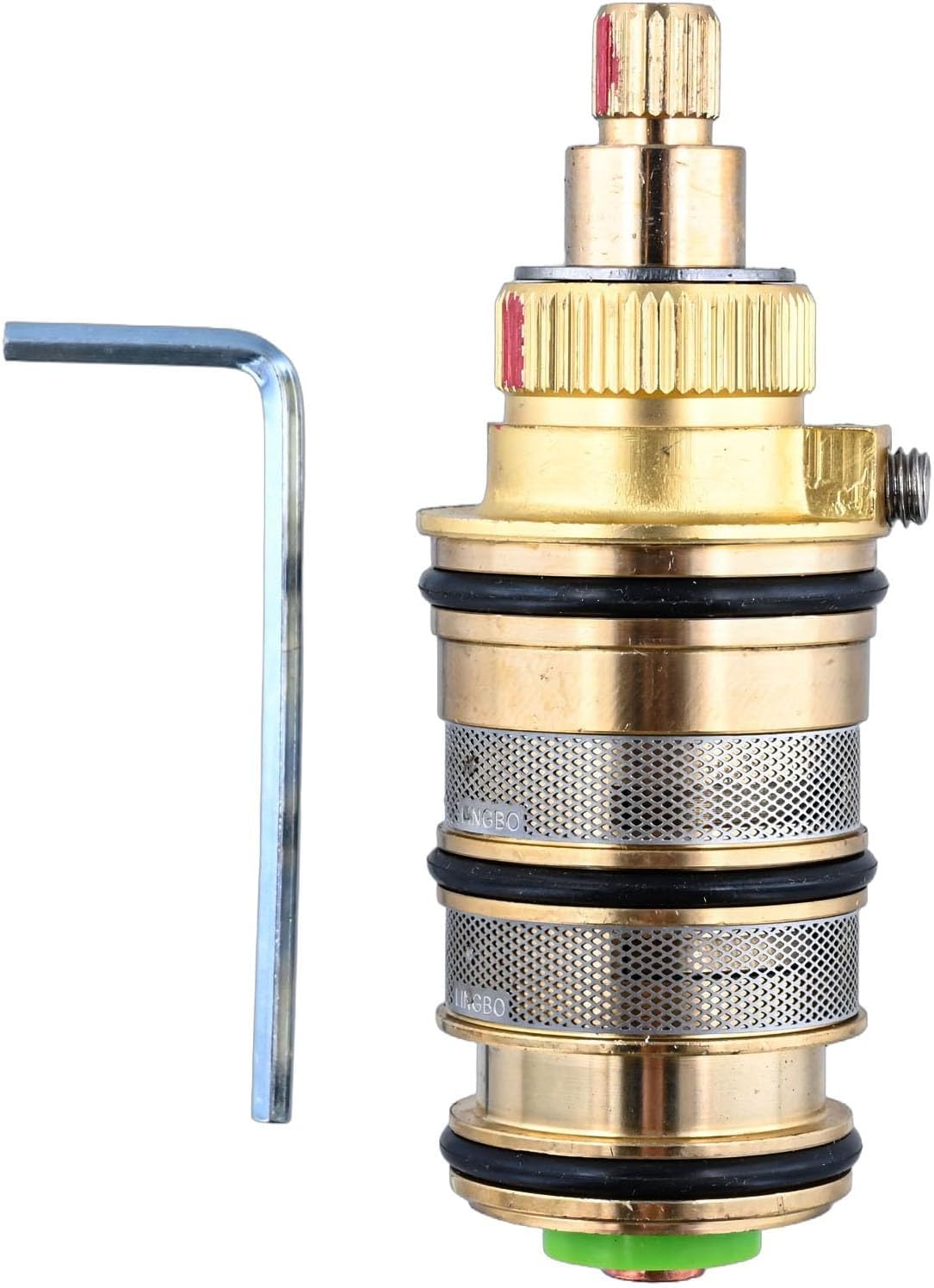 Premium Grade Brass Bath Shower Thermostat Mixing Valve for Long