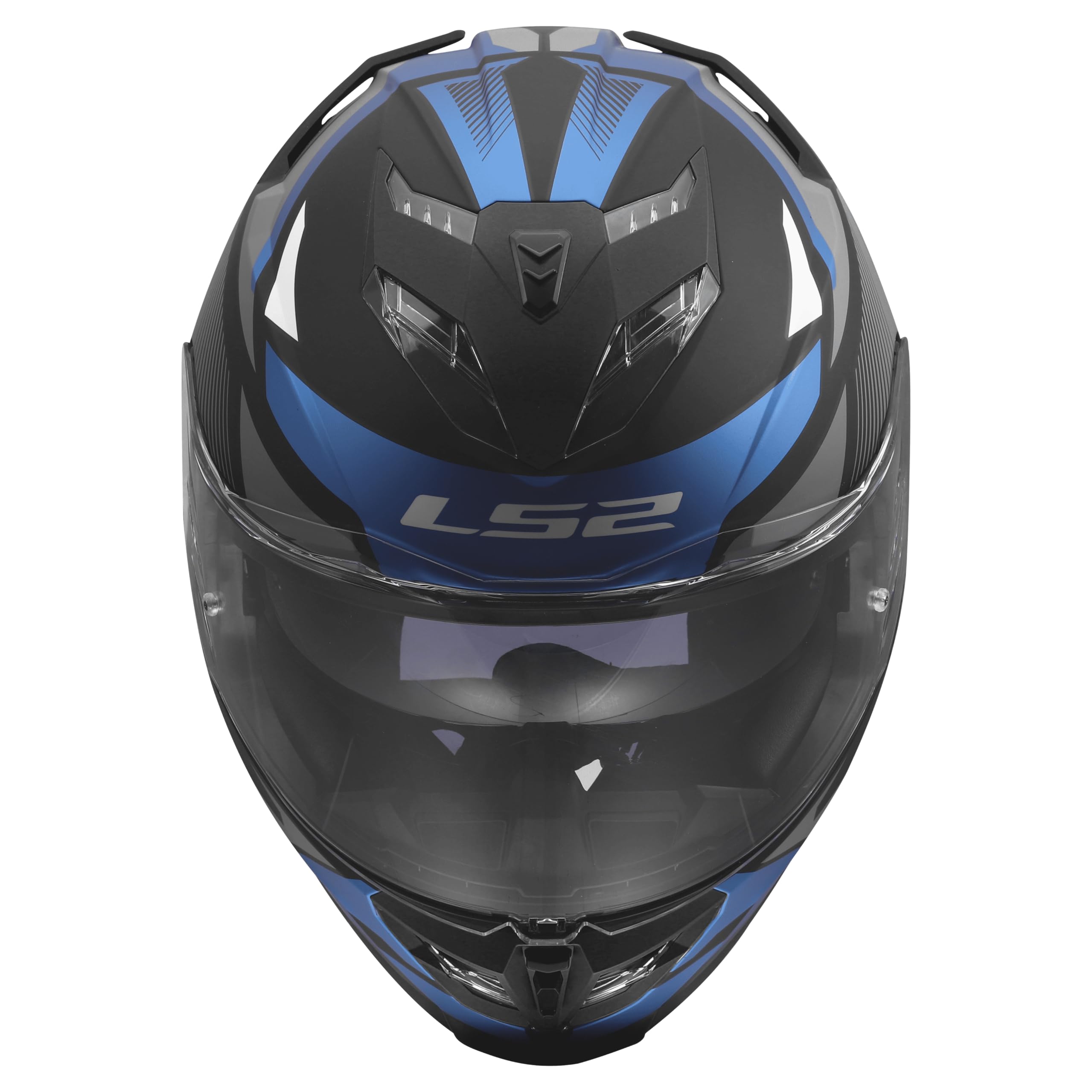 LS2, Casco Moto Integral STORM III KOMAI Black Blue, XXS