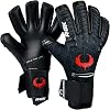 Renegade GK Eclipse Professional Soccer Goalie Gloves with Microbe-Guard Sizes 6-12, Level 5 Pro-Tek Fingersaves & 43MM EXT Contact Grip | Goalkeeper Gloves for Elite Play | Based in The USA