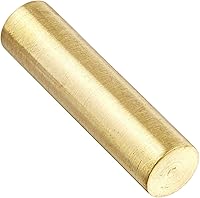 Vista 1 de Barra redonda de latón de 1/2 pulgadas, 1 barra redonda de latón, 1/2 pulgada de diámetro, 6 pulgadas de longitud