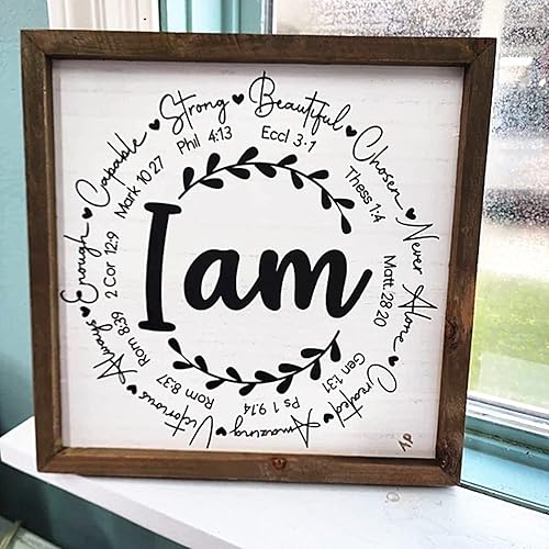 Miniatura 4 de JAJADO I Am Christian - Plantillas de pantalla de seda reutilizables, versículo bíblico motivacional para manualidades en camisetas, madera, vidrio,
