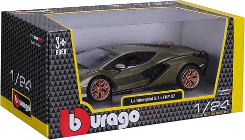 Miniatura 5 de Bburago 1:24 Lamborghini Sián FKP 37 - Verde