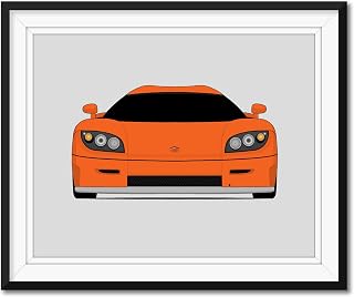 Koenigsegg CCR (2004-2006) Inspired Poster Print Wall Art Decor Handmade (Unframed)