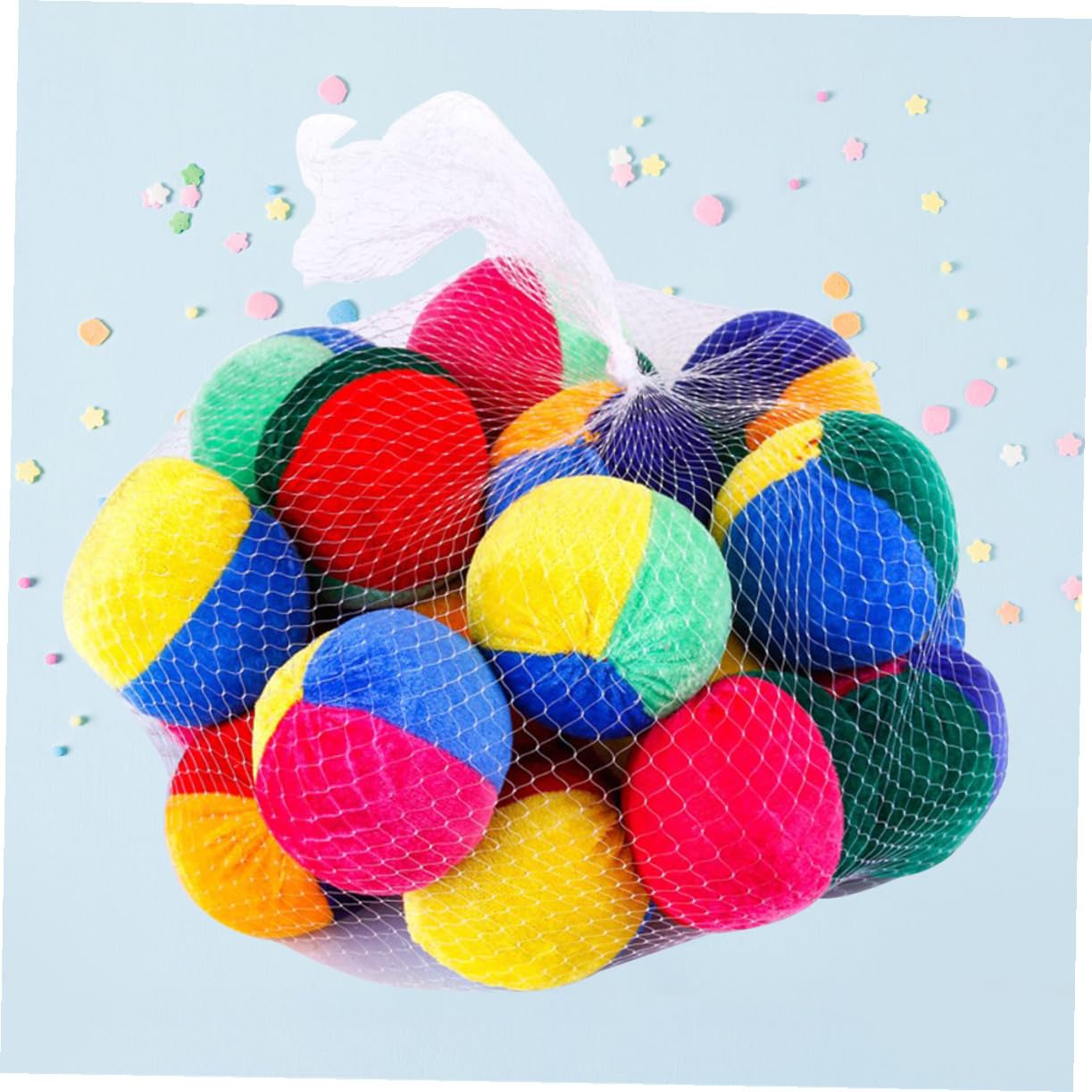 iplusmile 20pezzi Palline Giocoleria Divertente Gioco Esterno per Bambini Ragazzi Ragazze Colore Casuale