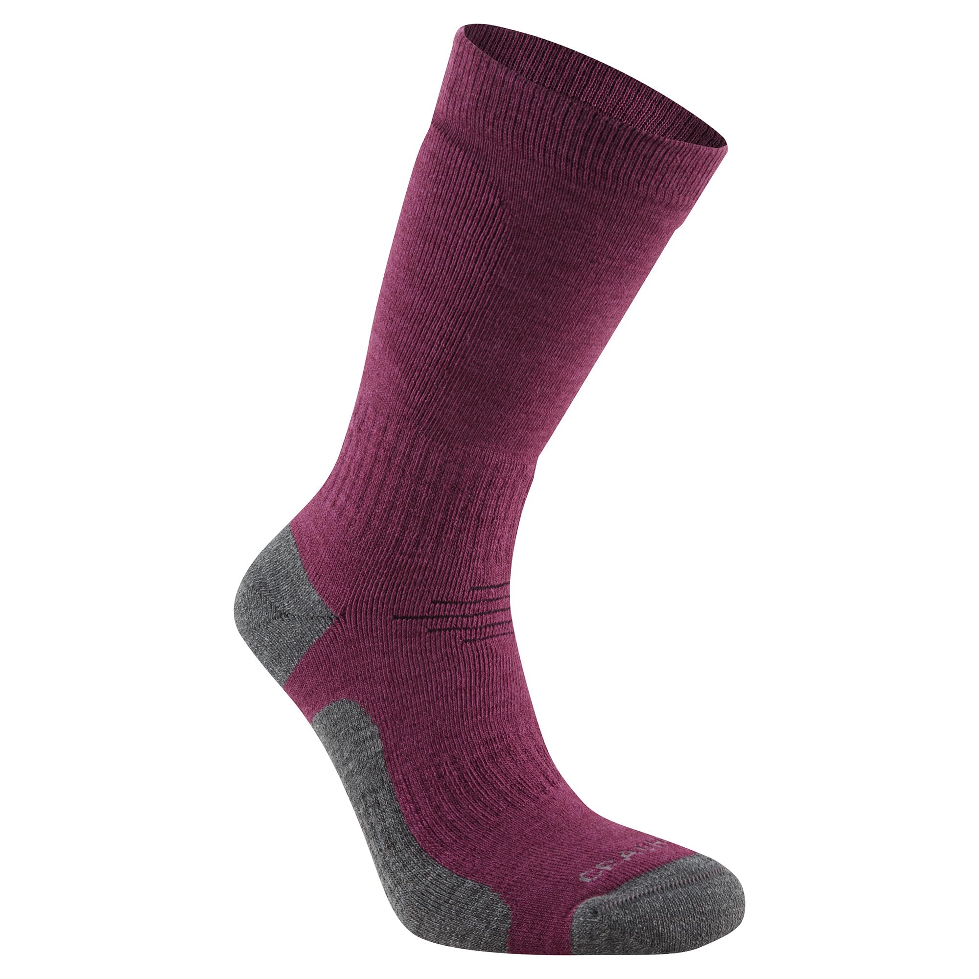 Craghoppers Mens Trek Walking Socks, Wildberry, 6-8 UK