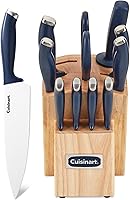 Vista 9 de Cuisinart C77SSW-12P - Juego de cuchillos de bloque de 12 piezas con cuchillas de acero para un corte preciso, ligero, acero inoxidable, duradero