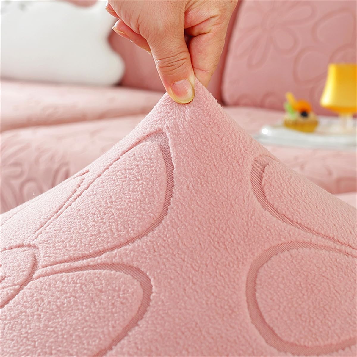 Copri Bracciolo Divano Impermeabile Lavabile-Nera Set Di 2 Morbidi Copribracciol