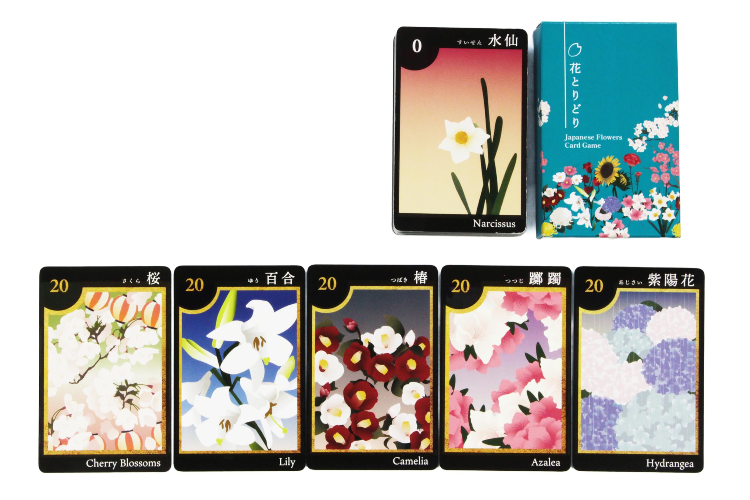 Amazon | 大石天狗堂のオリジナル 新感覚花札 花とりどり （寛政12年