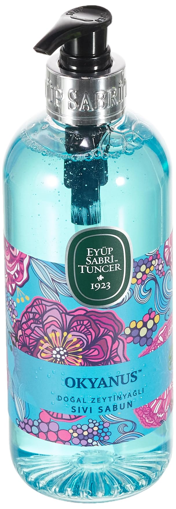 Eyüp Sabri Tuncer Doğal Zeytinyağlı Sıvı Sabun Okyanus Kokulu Pet Şişe (500 ml)
